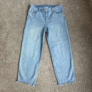 Old Navy Light Wash High Rise Boyfriend Loose Jeans, Size 10T